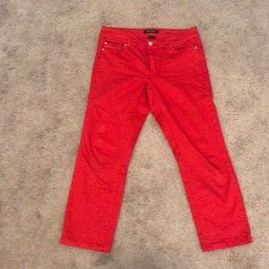 White House Black Market red jeans